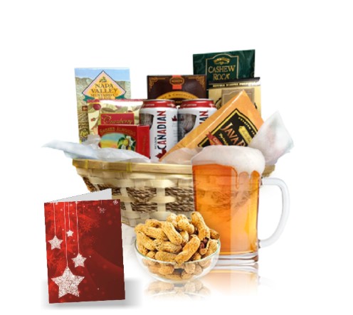 Nuts And Beer Gift Basket